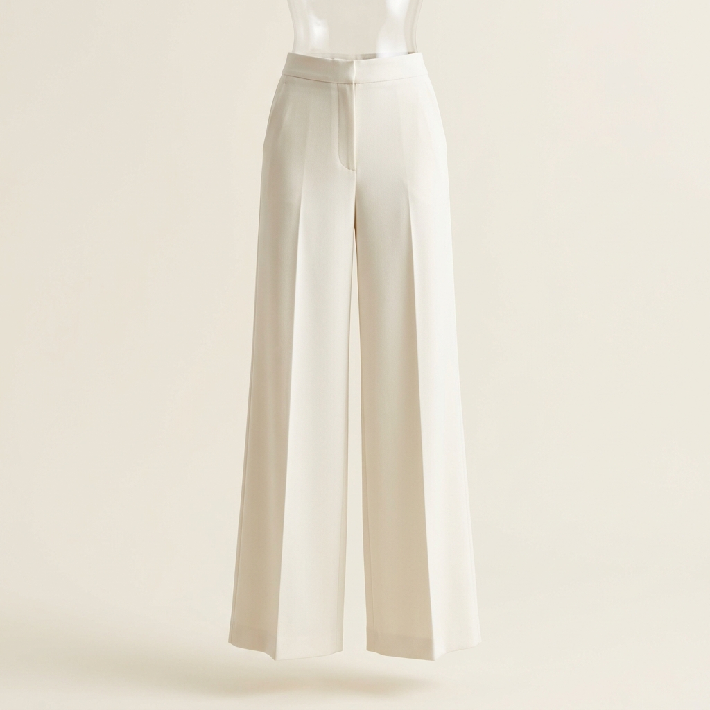 KXM Ivory Wide-Leg